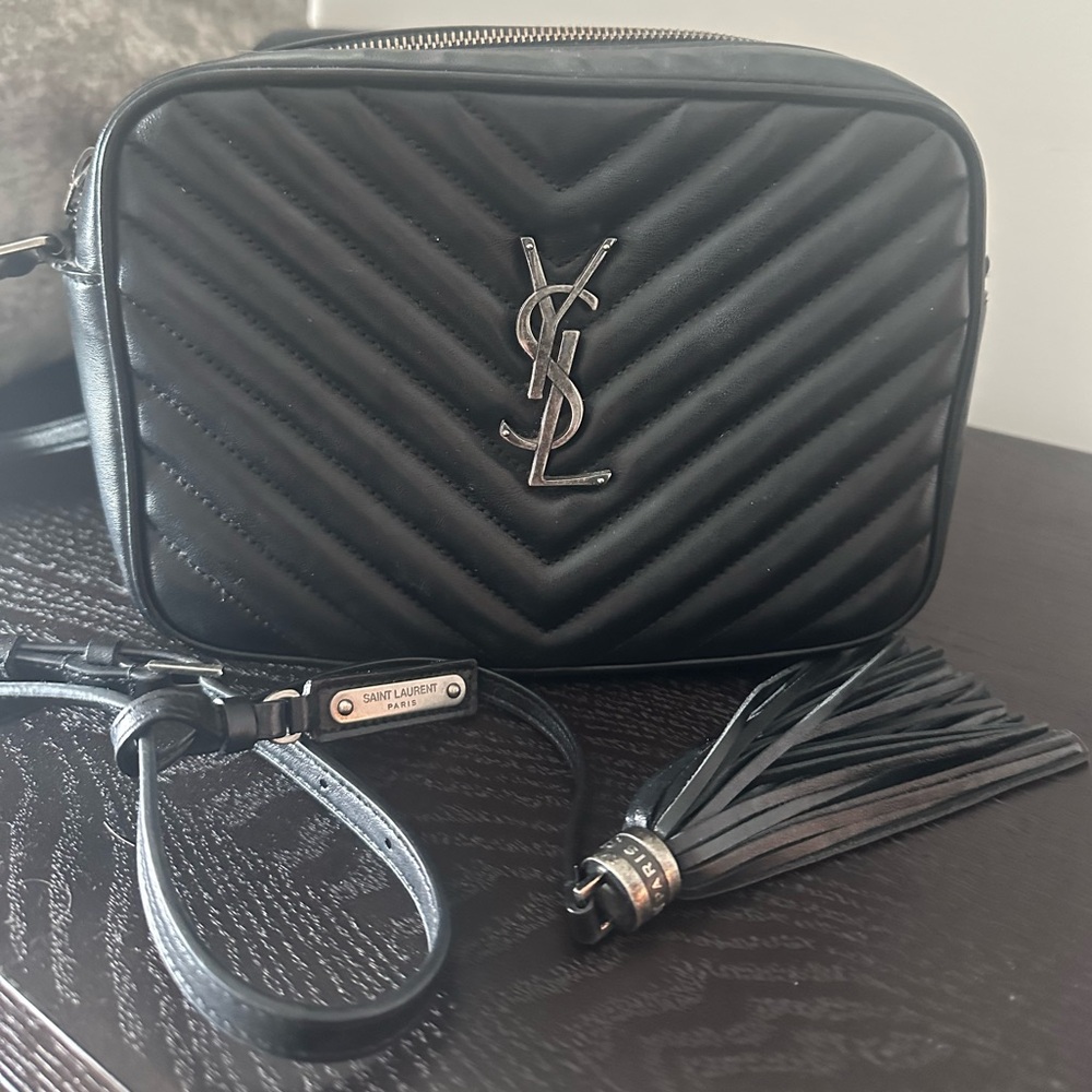 YSL Lou Camera Bag in Quilted Leather